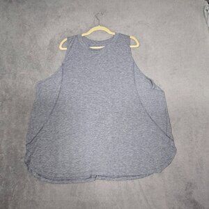 Tek Gear Workout Gear Sleeveless Tank Women's 2X Gray Plus Size Top